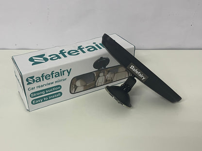 [Safefairy Vehicle seat cushions]——Safefairy Suction Cup Rearview Mirror - Wide-Angle Anti-Glare Interior Car Mirror