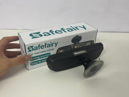 [Safefairy Vehicle seat cushions]——Safefairy Suction Cup Rearview Mirror - Wide-Angle Anti-Glare Interior Car Mirror