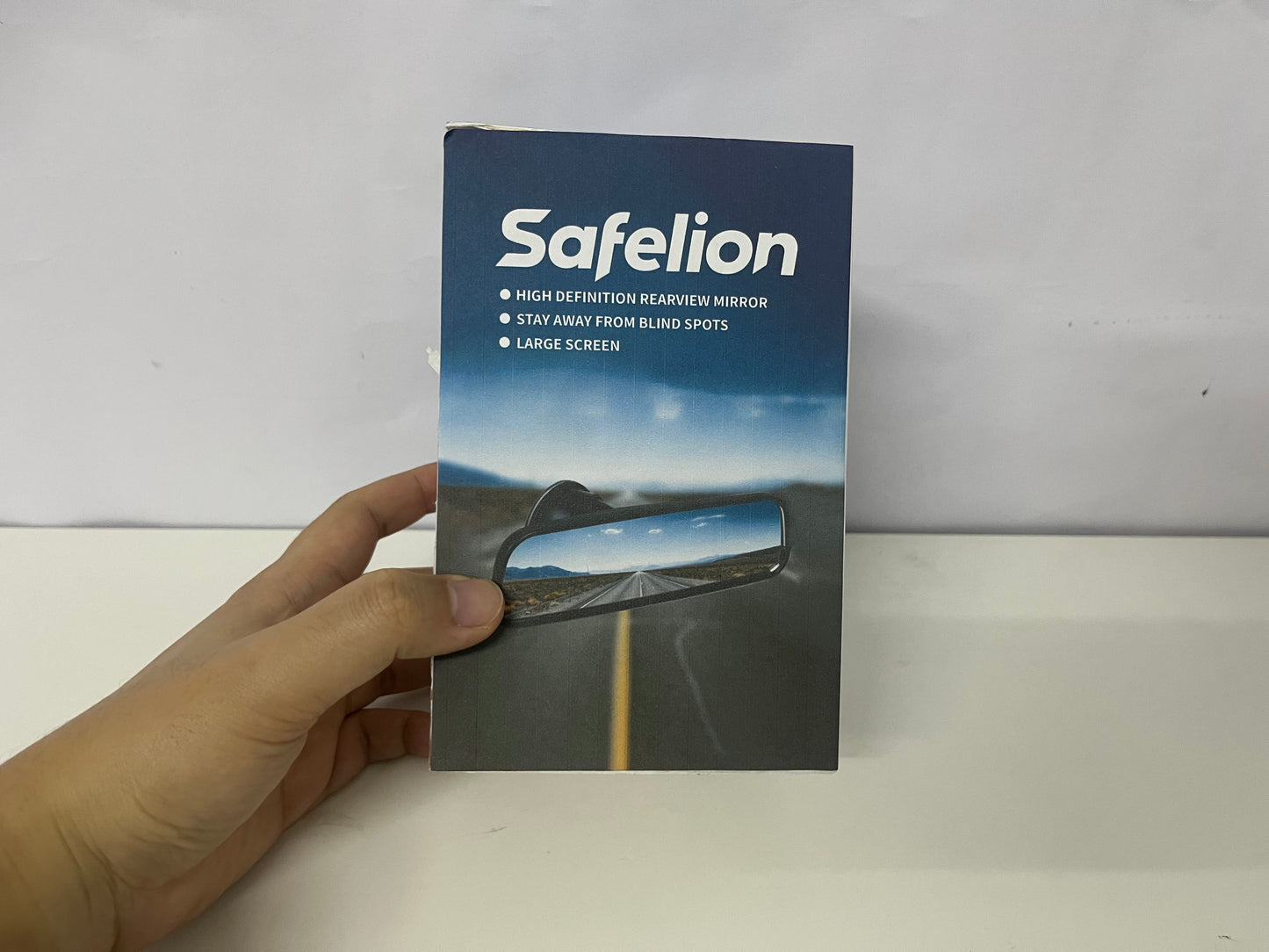 Safelion High-Definition Large-View Car Rearview Mirror Stay Away from Blind Spots A Practical Auxiliary Tool for Driving Safety