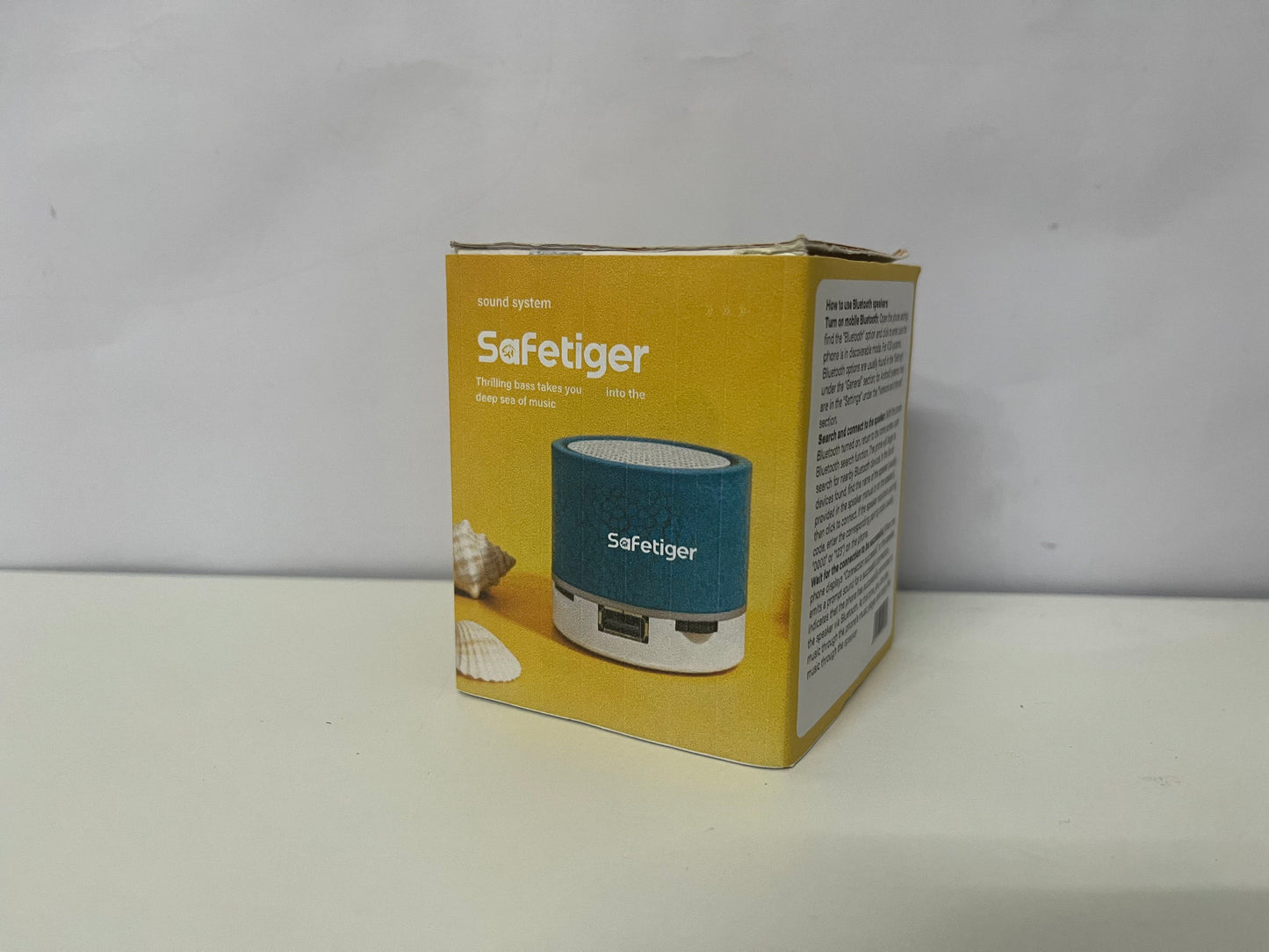 [Safetiger Personal stereos]-Portable Bluetooth Speaker - Mini Subwoofer Outdoor Audio Device