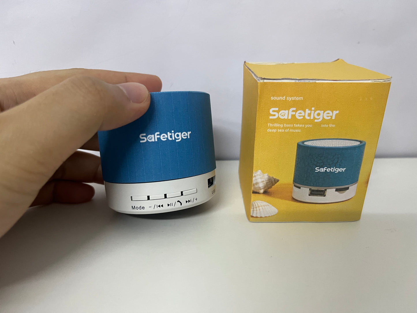 [Safetiger Personal stereos]-Portable Bluetooth Speaker - Mini Subwoofer Outdoor Audio Device
