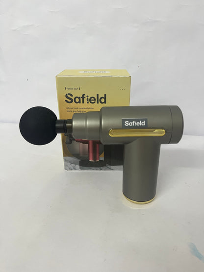 Safield Massage Gun, Small Travel Tool, Massage Gun Deep Tissue,Percussion Handheld Portable Muscle Massager Tool for Full Body Pain Relief, Ideal Gifts for Men, Women(Gray)