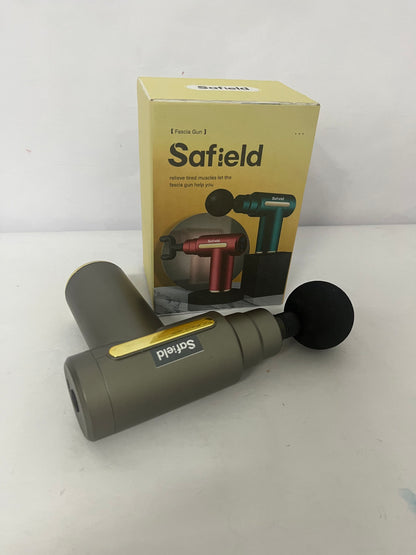 Safield Massage Gun, Small Travel Tool, Massage Gun Deep Tissue,Percussion Handheld Portable Muscle Massager Tool for Full Body Pain Relief, Ideal Gifts for Men, Women(Gray)