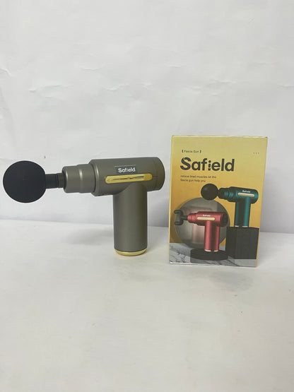 Safield Massage Gun, Small Travel Tool, Massage Gun Deep Tissue,Percussion Handheld Portable Muscle Massager Tool for Full Body Pain Relief, Ideal Gifts for Men, Women(Gray)