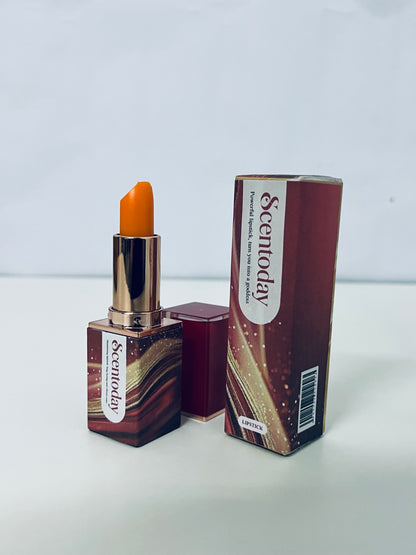Scentoday Color-Changing Lipstick Orange Tone Brightening Moisturizing & Lip Care A Versatile Tool for Daily Makeup