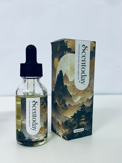 Scentoday Natural Plant Essential Oil Oriental Aesthetic Packaging Multi-Scenario Relief An Olfactory Companion for Physical and Mental Healing