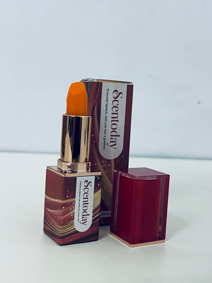 Scentoday Color-Changing Lipstick Orange Tone Brightening Moisturizing & Lip Care A Versatile Tool for Daily Makeup