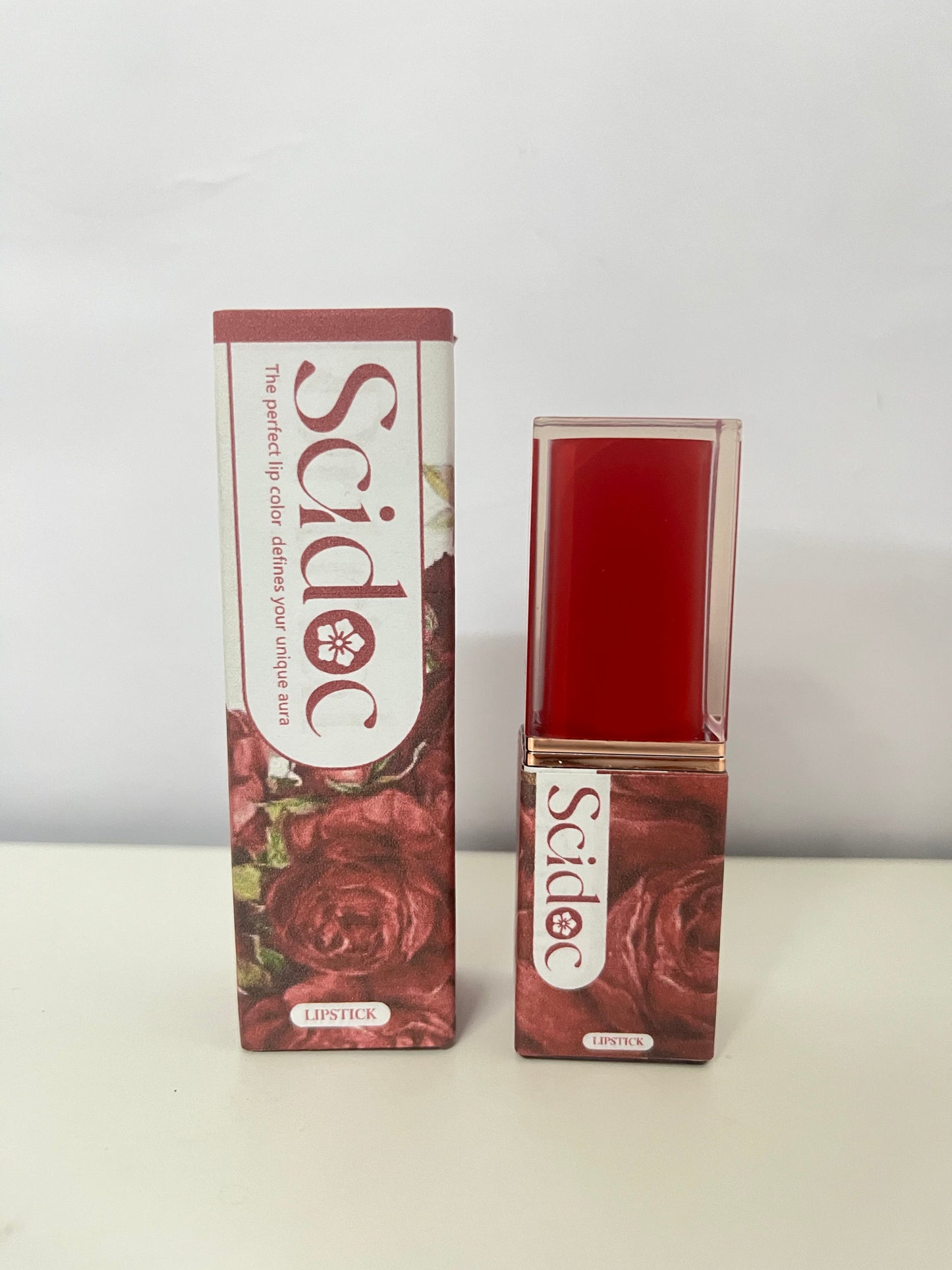 Scidoc Rose Limited Temperature-Changing Lipstick: Natural Vibe with Your Exclusive Lip Color