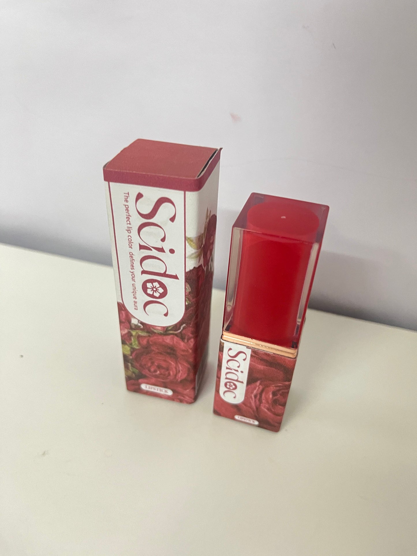 Scidoc Rose Limited Temperature-Changing Lipstick: Natural Vibe with Your Exclusive Lip Color