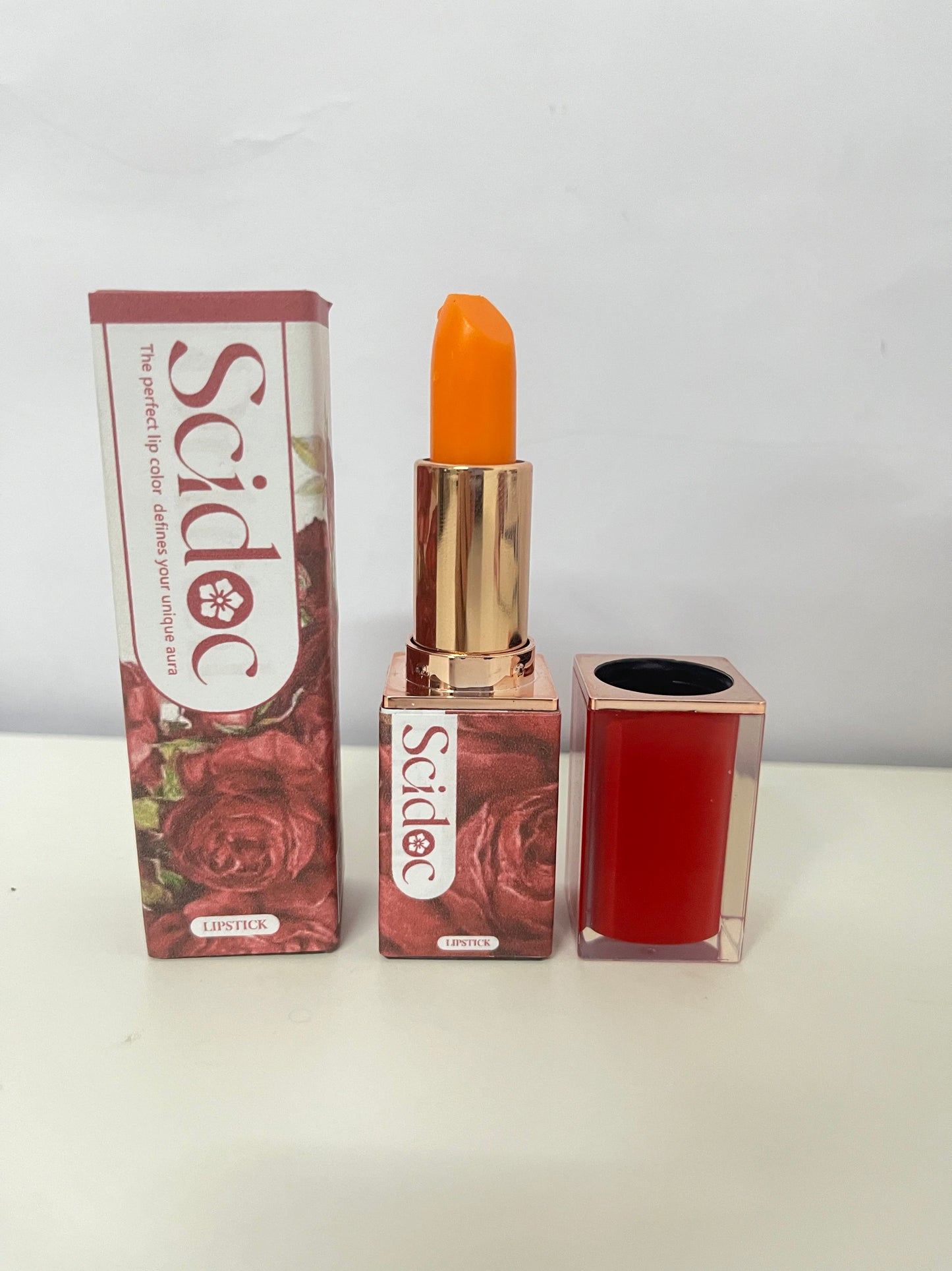 Scidoc Rose Limited Temperature-Changing Lipstick: Natural Vibe with Your Exclusive Lip Color
