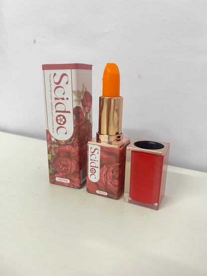 Scidoc Rose Limited Temperature-Changing Lipstick: Natural Vibe with Your Exclusive Lip Color