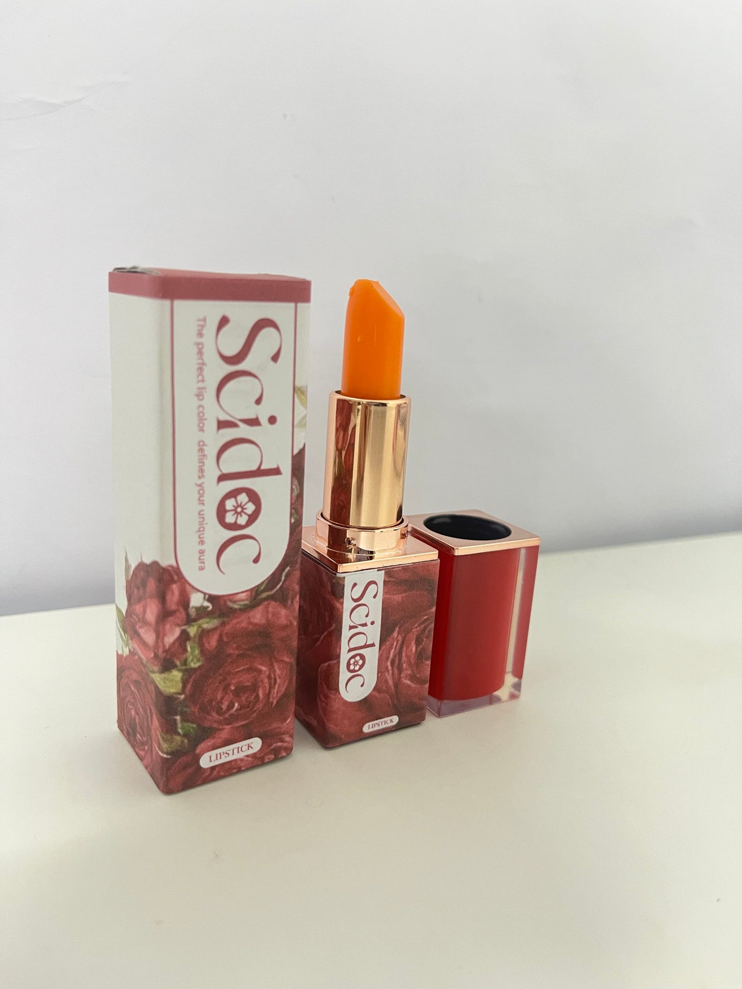 Scidoc Rose Limited Temperature-Changing Lipstick: Natural Vibe with Your Exclusive Lip Color