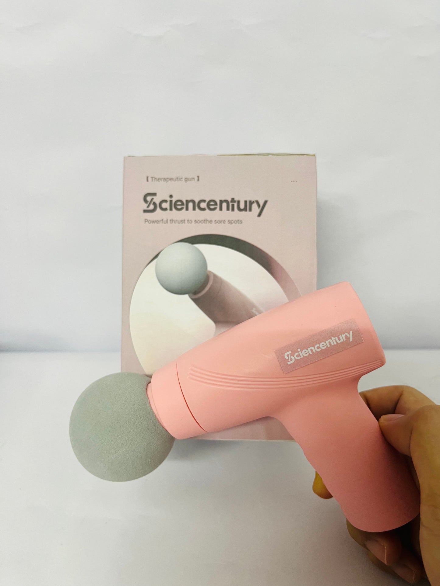 Sciencentury Deep Tissue Massage Gun - Professional Grade Percussion Therapy Device for Muscle Recovery, Powerful High-Torque Quiet Electric Massager for Athletes, Relieves Pain & Soreness