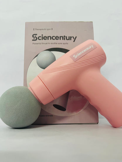 Sciencentury Deep Tissue Massage Gun - Professional Grade Percussion Therapy Device for Muscle Recovery, Powerful High-Torque Quiet Electric Massager for Athletes, Relieves Pain & Soreness