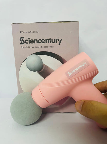 Sciencentury Deep Tissue Massage Gun - Professional Grade Percussion Therapy Device for Muscle Recovery, Powerful High-Torque Quiet Electric Massager for Athletes, Relieves Pain & Soreness