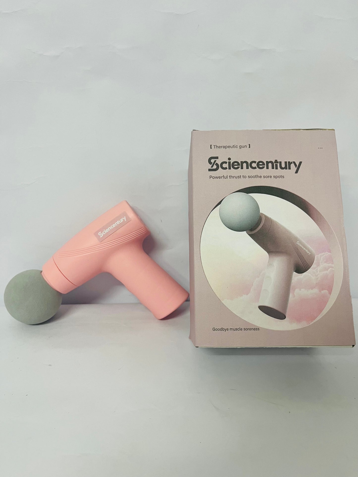 Sciencentury Deep Tissue Massage Gun - Professional Grade Percussion Therapy Device for Muscle Recovery, Powerful High-Torque Quiet Electric Massager for Athletes, Relieves Pain & Soreness