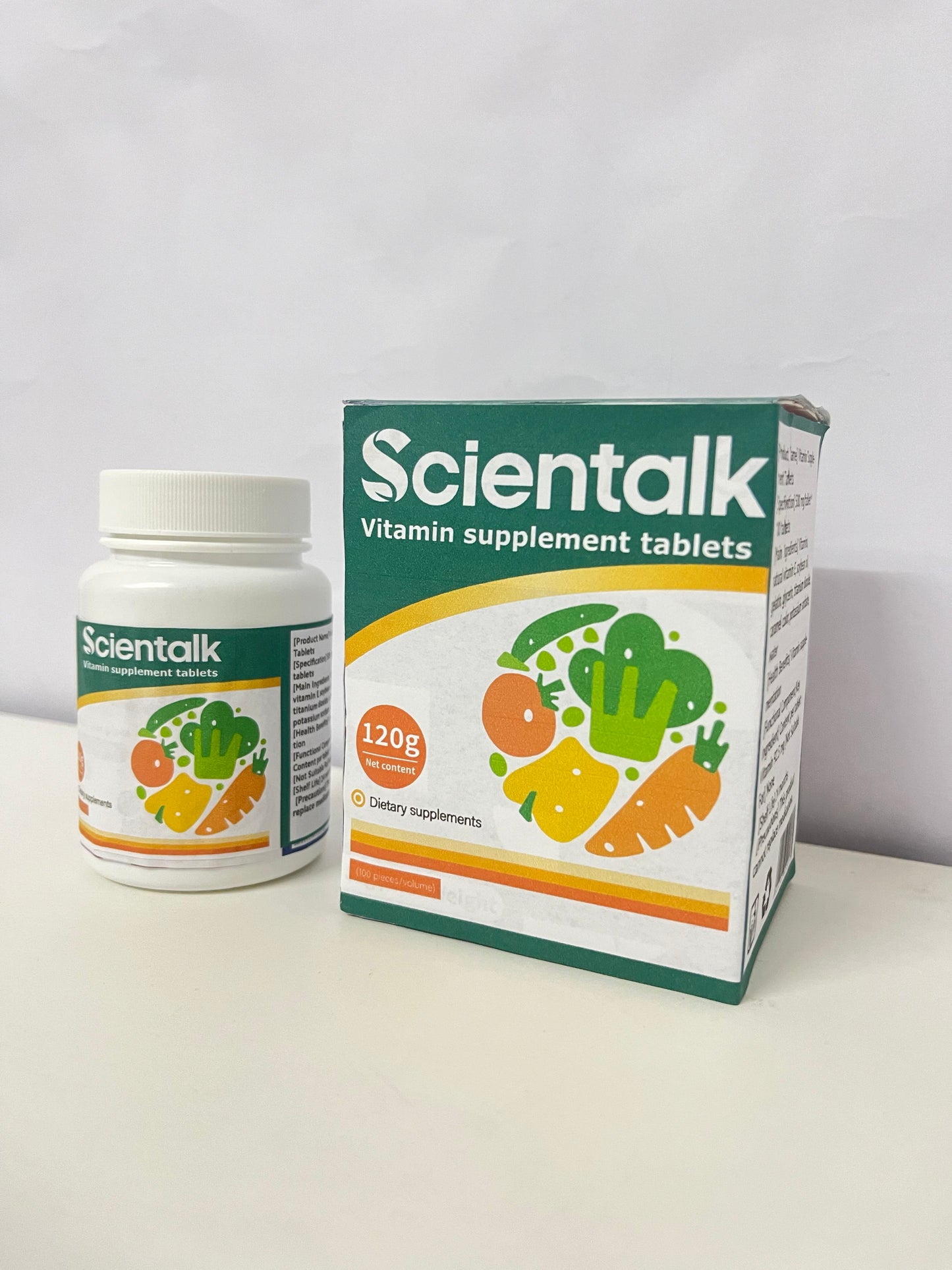 【Scientalk Vitamin Supplement Tablets】—— Daily Nutritional Boost from Vegetable-Based Formula
