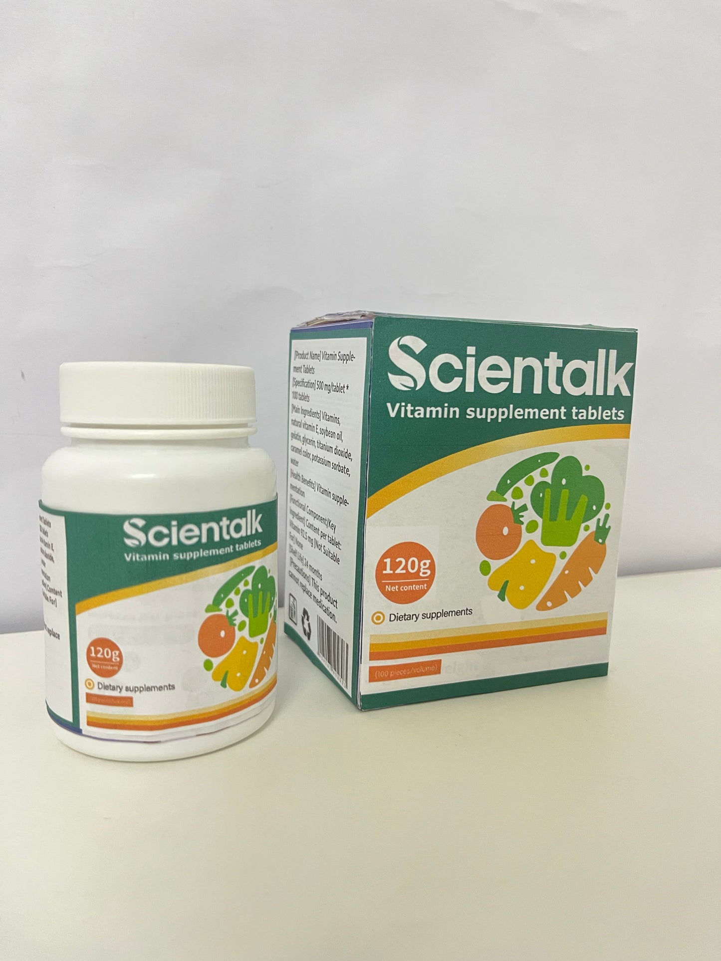 【Scientalk Vitamin Supplement Tablets】—— Daily Nutritional Boost from Vegetable-Based Formula
