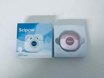 Scipow Retro-Style Wireless Bluetooth Earbuds Water/Sweat/Slip Resistant Comfortable Fit A Stylish Companion for Daily Audio