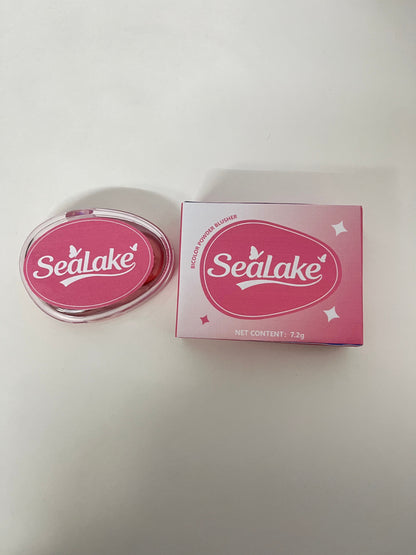 【SeaLake Bicolor Powder Blusher】—— Vibrant & Versatile Cheek Color