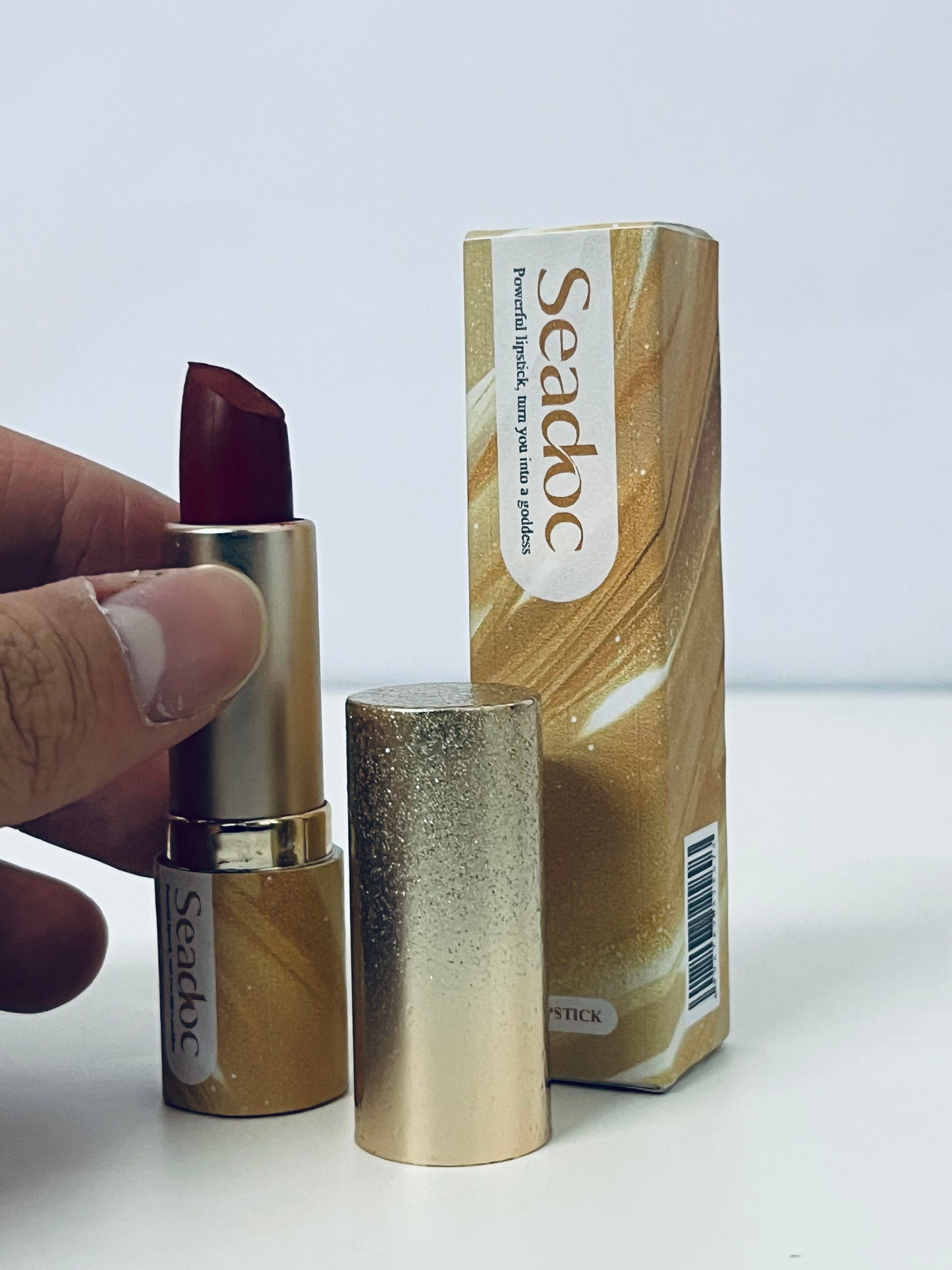 Seadoc Rich Matte Wine Lipstick High Pigmentation Luxury Packaging A Highlight for Atmospheric Makeup