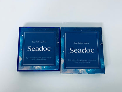 Seadoc Starry Sky Blue Eyeshadow Palette High Pigmentation & Blendable 9-Color Combination A Creative Tool for Atmospheric Eye Makeup