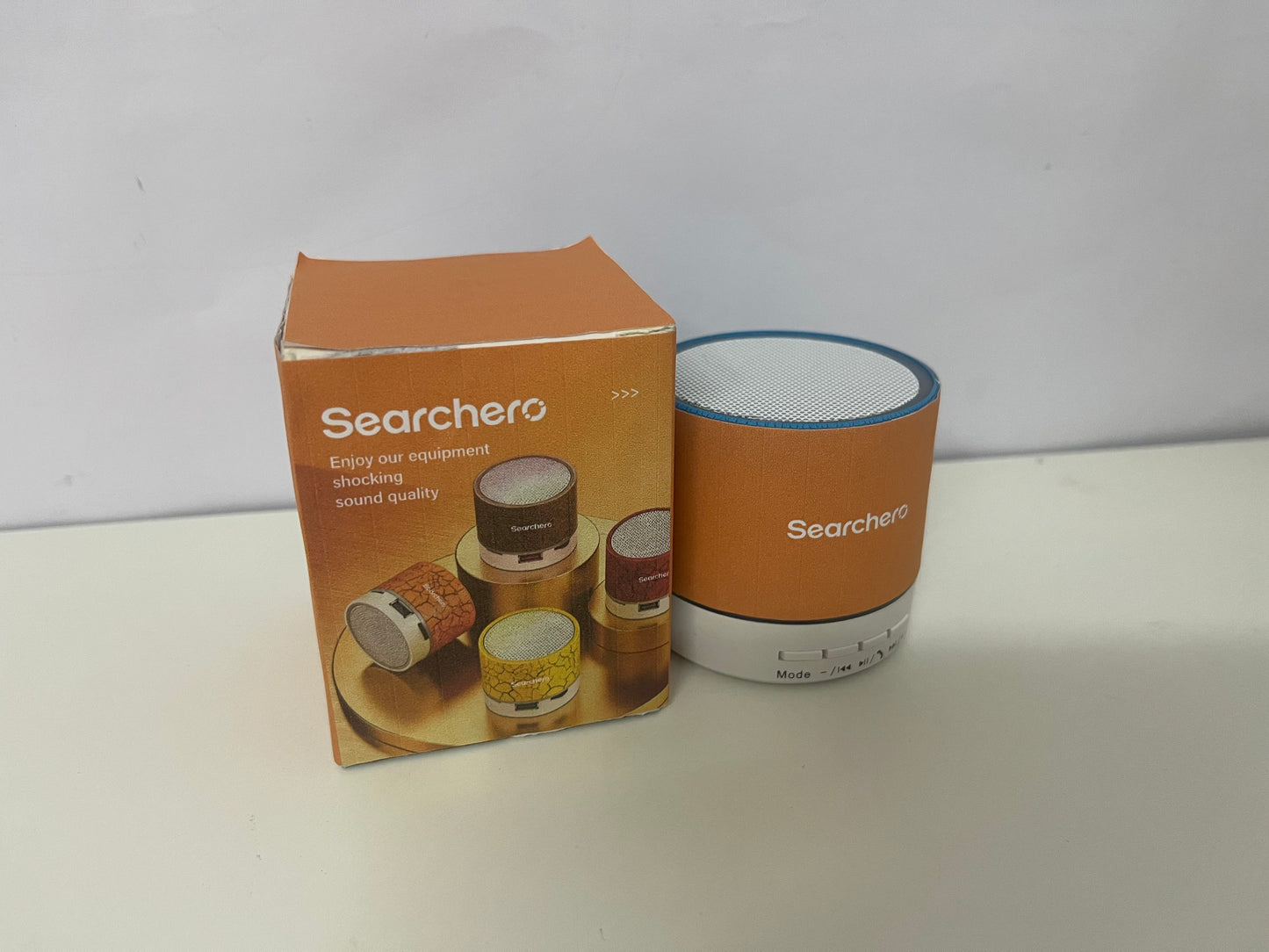 [Searchero Loudspeakers]——Searchero Portable Bluetooth Speaker with RGB Lights - Mini Size, Rich Bass, Wireless Speaker for Outdoor & Home
