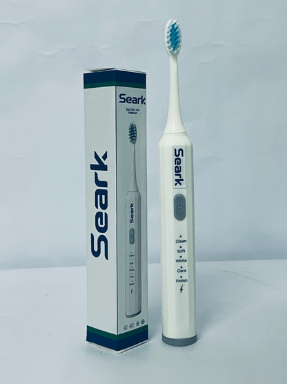 Seark Electric Toothbrush for Teeth Whitening, Gum Care, & Polishing, Light Therapy Technology for Whiter Teeth & Healthy Gums, Rechargeable [White]