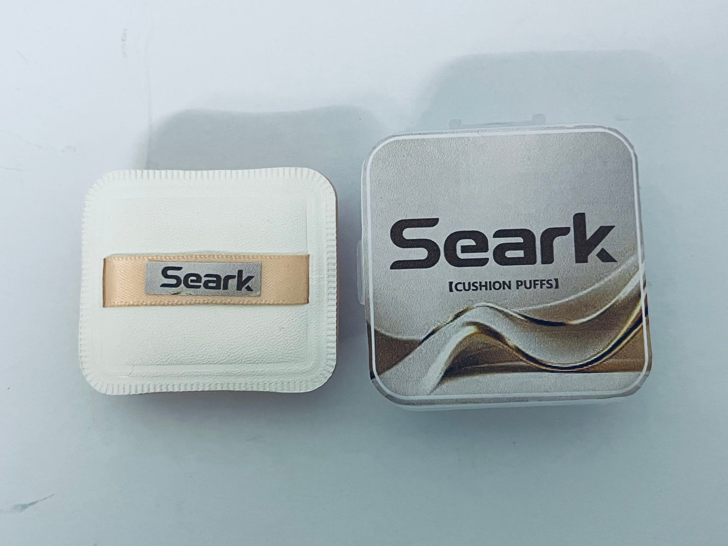Seark 1Set Soft Makeup for Foundation Dual Use Powder Applicator for Face Powder Puff for Loose Powder Wet Dry Makeup Gentle Texture Skin Friendly Sponge