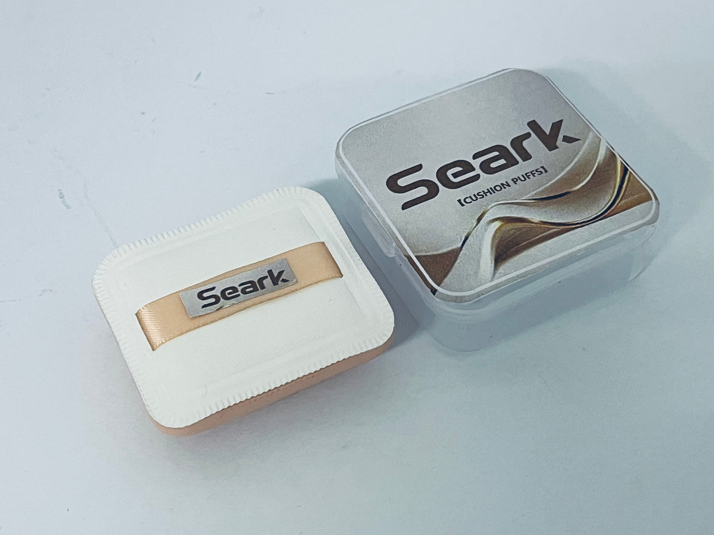 Seark 1Set Soft Makeup for Foundation Dual Use Powder Applicator for Face Powder Puff for Loose Powder Wet Dry Makeup Gentle Texture Skin Friendly Sponge