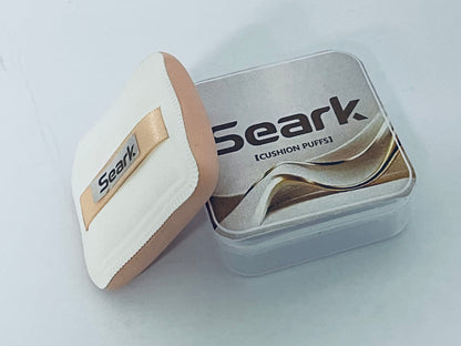 Seark 1Set Soft Makeup for Foundation Dual Use Powder Applicator for Face Powder Puff for Loose Powder Wet Dry Makeup Gentle Texture Skin Friendly Sponge