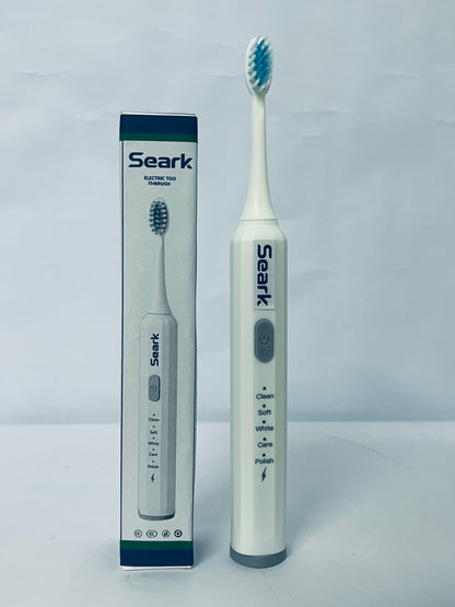Seark Electric Toothbrush for Teeth Whitening, Gum Care, & Polishing, Light Therapy Technology for Whiter Teeth & Healthy Gums, Rechargeable [White]