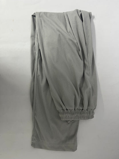 Seasonature Draped Pleated Leggings Jogging Sweatpants High Comfort Men's Casual Pants Relaxed Fit Pants