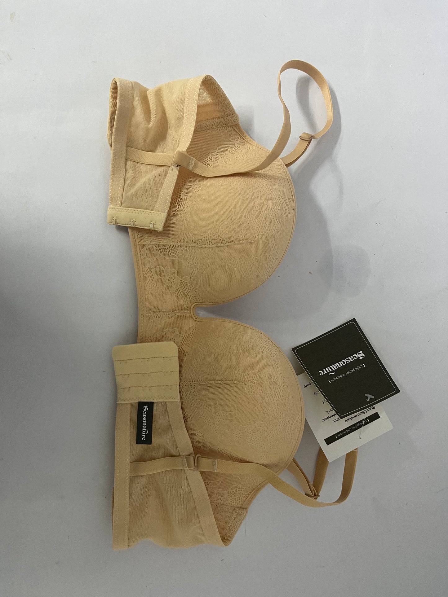 Seasonature  Minimizer Bras for Women Full Coverage Seamless Unlined Lace Bra with Underwire Support for Large Breasts, T-Shirt Bra