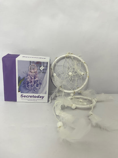 Secretoday Handmade White Dream Catcher Set | Sleep Aid for Good Dreams, Nordic Home Decor, Unique Gift Idea
