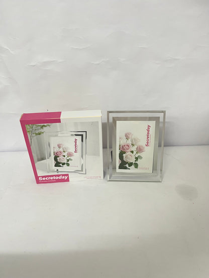 Secretoday Mirror Art Photo Frame - Minimalist Modern Home Decor Tabletop Display