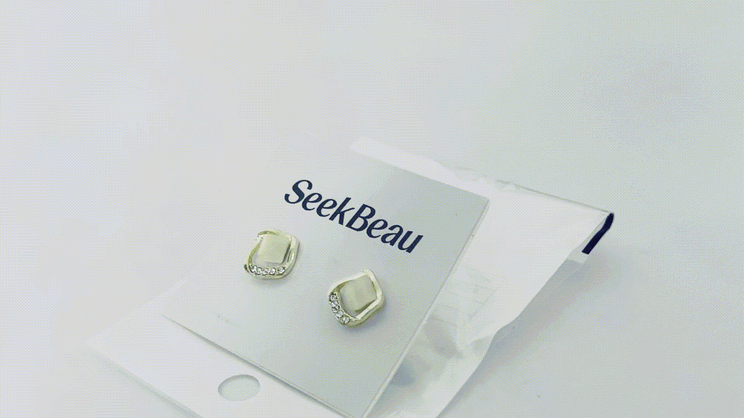 SeekBeau Small Hypoallergenic Surgical Steel Earrings for Sensitive Ears