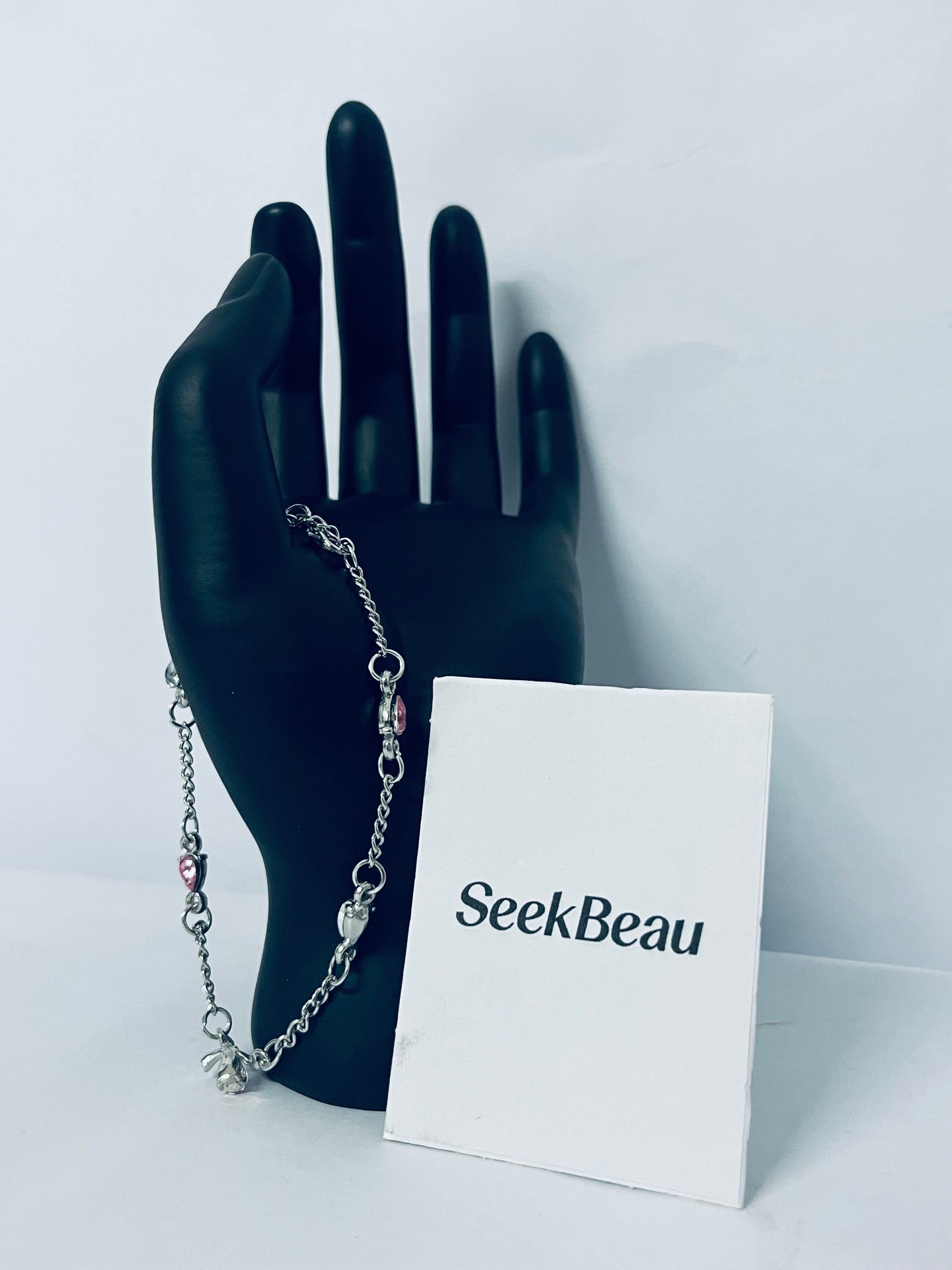 SeekBeau Bracelets Delicate Zircon Cherries Flowers Stylish Peach Cherries Flower Wrist Chain Unique Charm for Girls