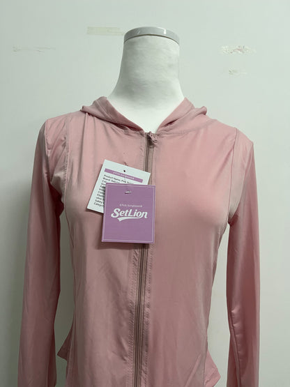 SetLion Tracksuits Women's Athletic Lightweight Full Zip Workout Jacket with Thumb Holes Long Sleeve Sun Shirt Ultraviolet-proof UPF50+
