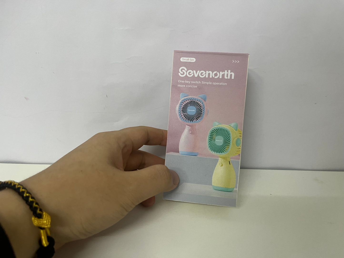 Sevenorth Cute Cat Handheld Mini Fan A Portable Cooling Essential for Summer