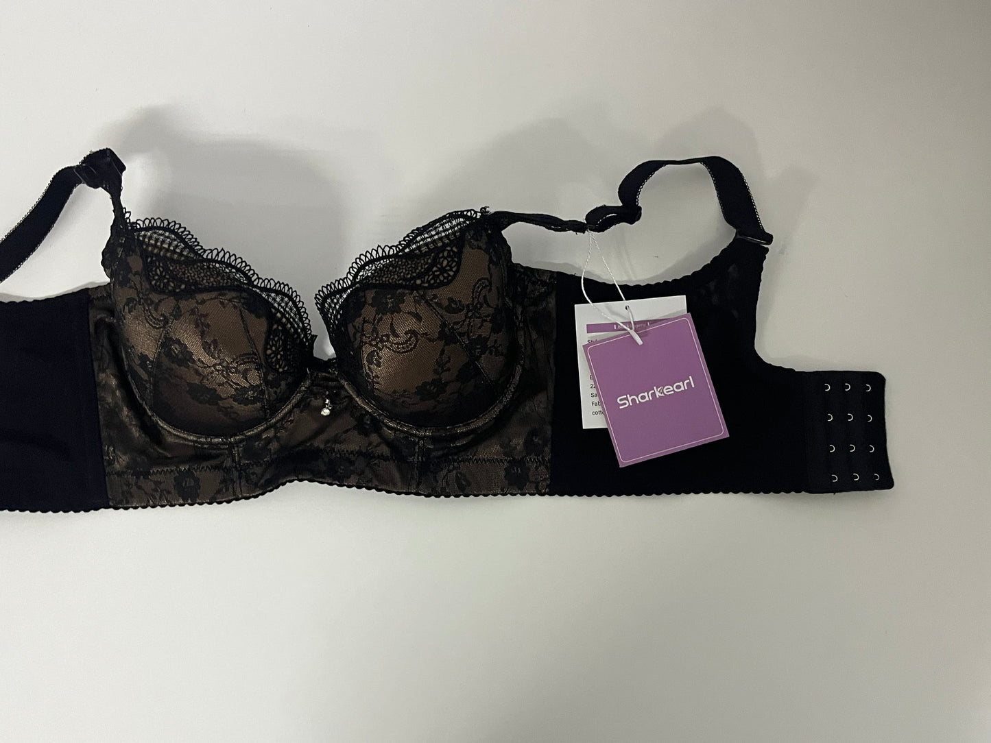 [Sharkearl Bras]——Sharkearl Lace Push-Up Bra - Sexy Breathable Side Smoothing Underwire Bra