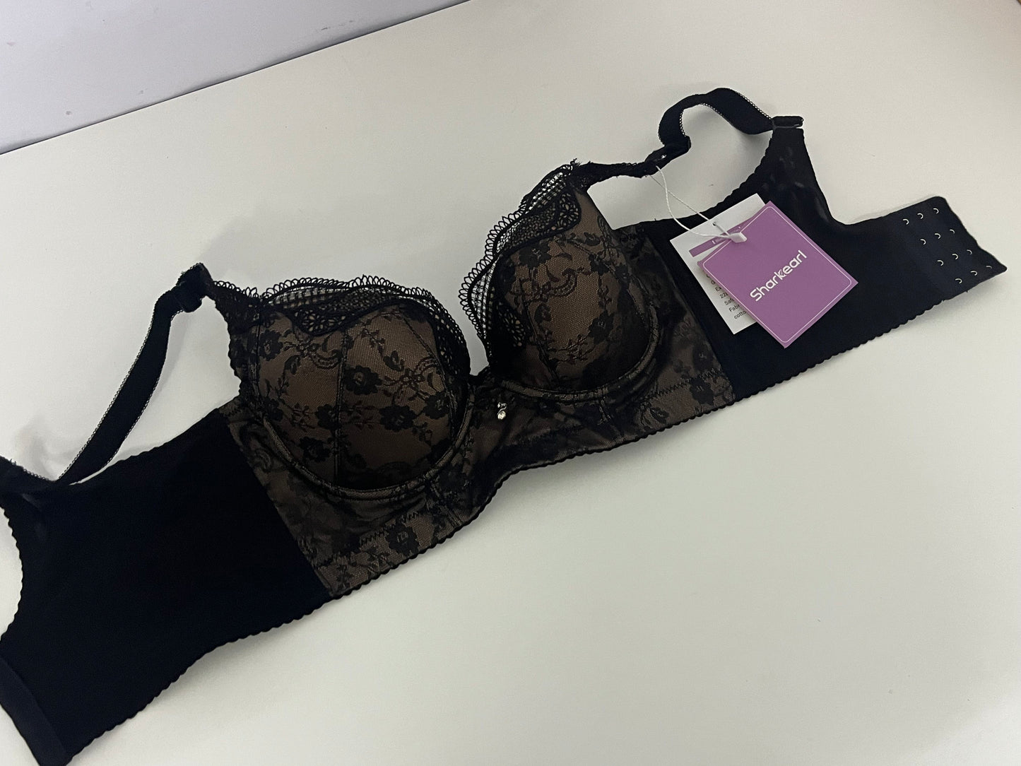 [Sharkearl Bras]——Sharkearl Lace Push-Up Bra - Sexy Breathable Side Smoothing Underwire Bra