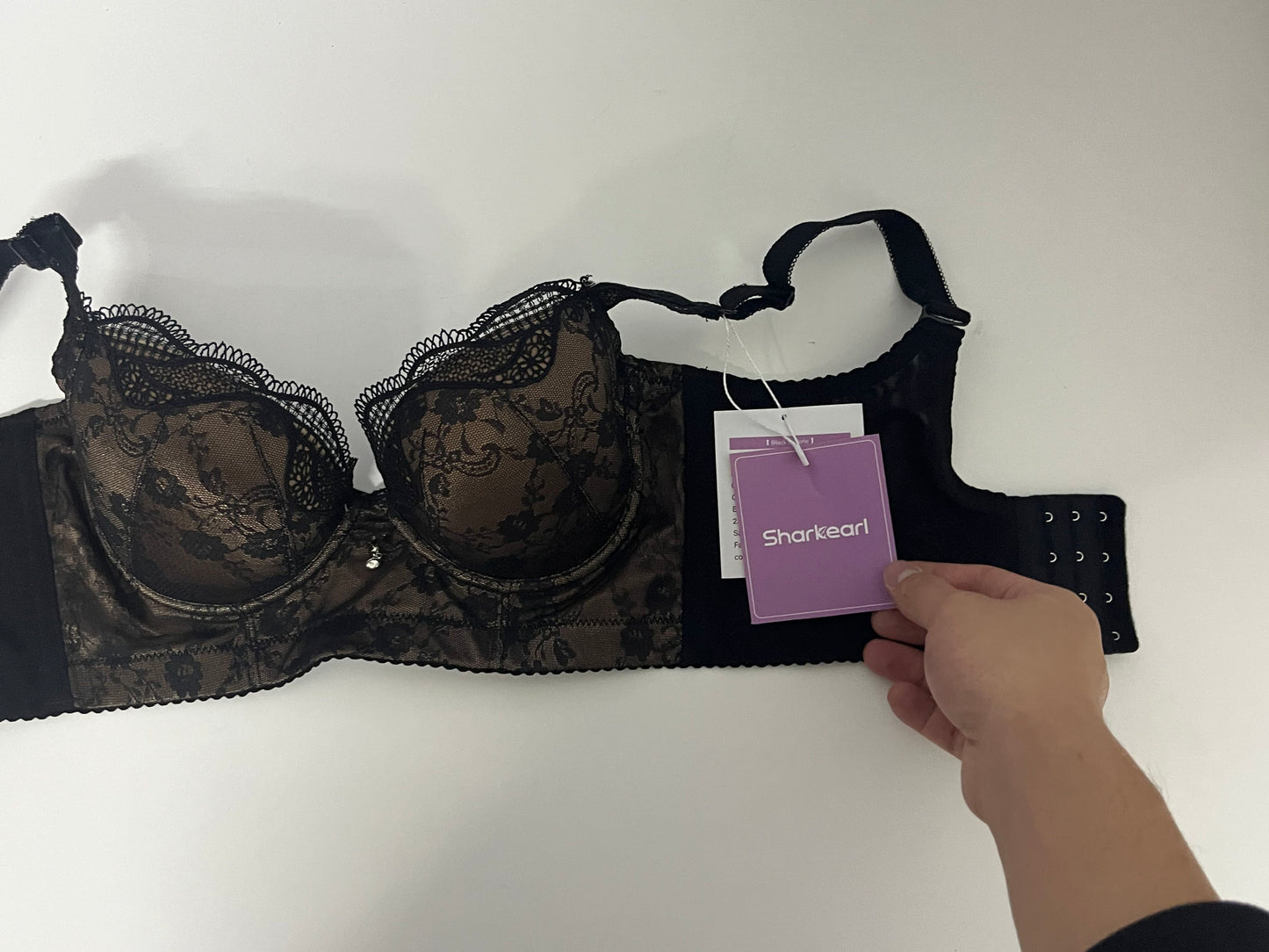 [Sharkearl Bras]——Sharkearl Lace Push-Up Bra - Sexy Breathable Side Smoothing Underwire Bra
