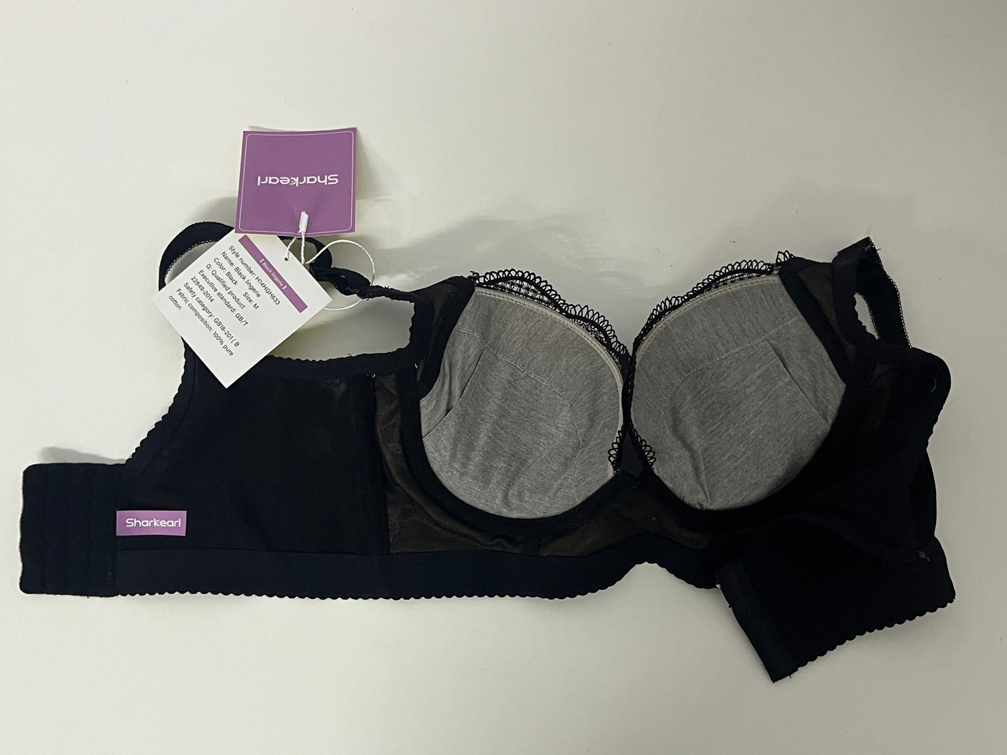 [Sharkearl Bras]——Sharkearl Lace Push-Up Bra - Sexy Breathable Side Smoothing Underwire Bra