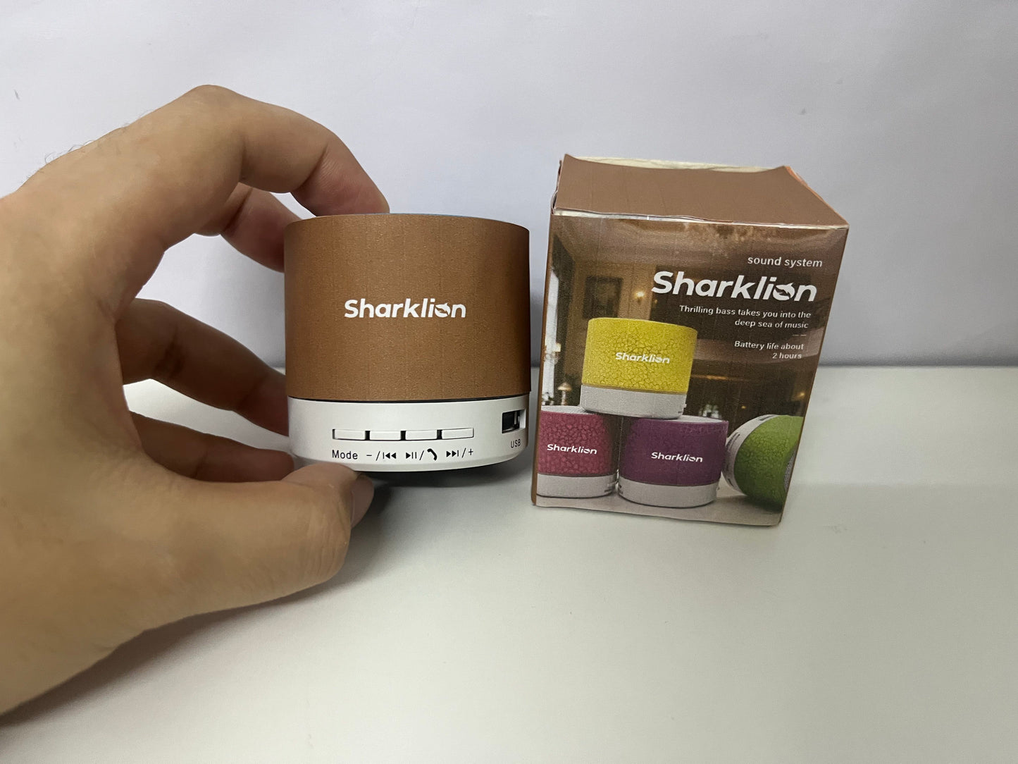 [Sharklion Loud speakers]——Sharklion Colorful Mini Bluetooth Speaker | Pocket-Sized, Powerful Bass