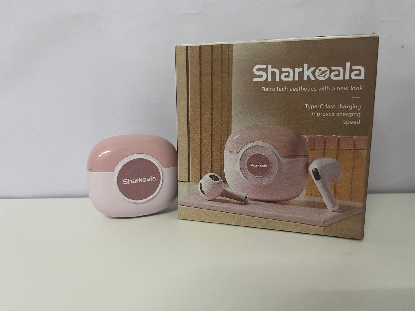 [Sharkoala  Ear phones]——Sharkoala Retro Aesthetic Wireless Earbuds | Stylish Design & Long Battery Life for Daily Use