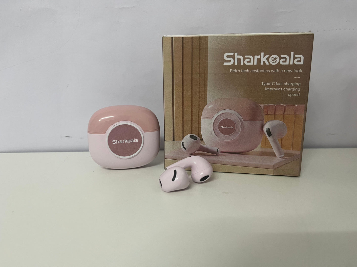 [Sharkoala  Ear phones]——Sharkoala Retro Aesthetic Wireless Earbuds | Stylish Design & Long Battery Life for Daily Use