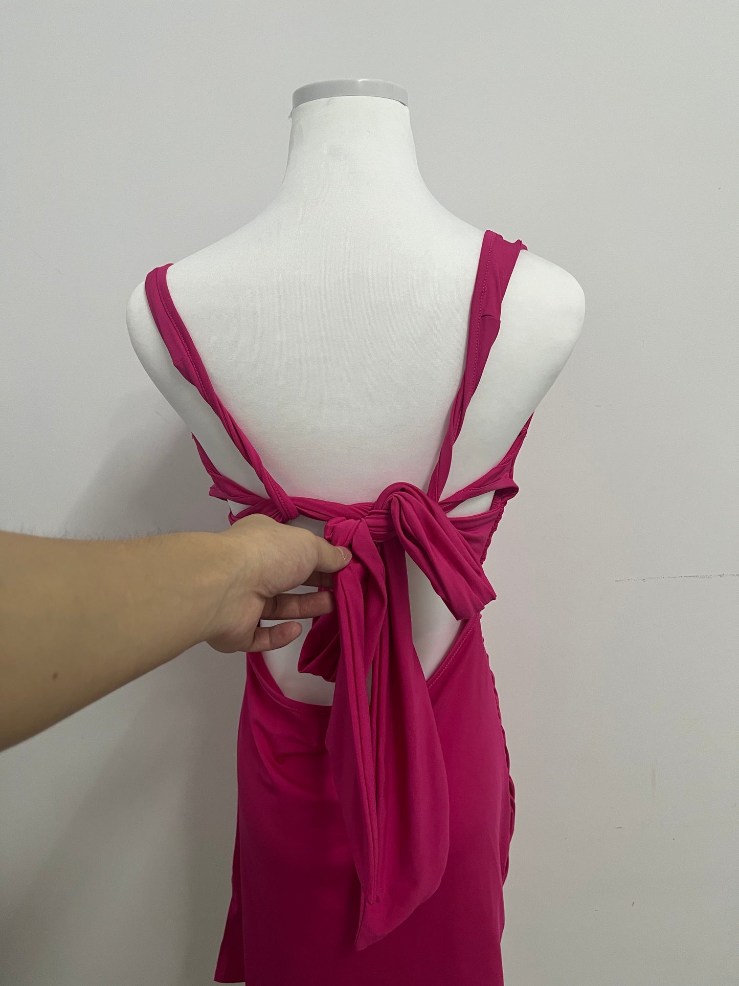 Sheepet Dresses Women's Sleeveless Tank Ruched Casual Knee Length Bodycon Sundress Basic Fitted Dress
