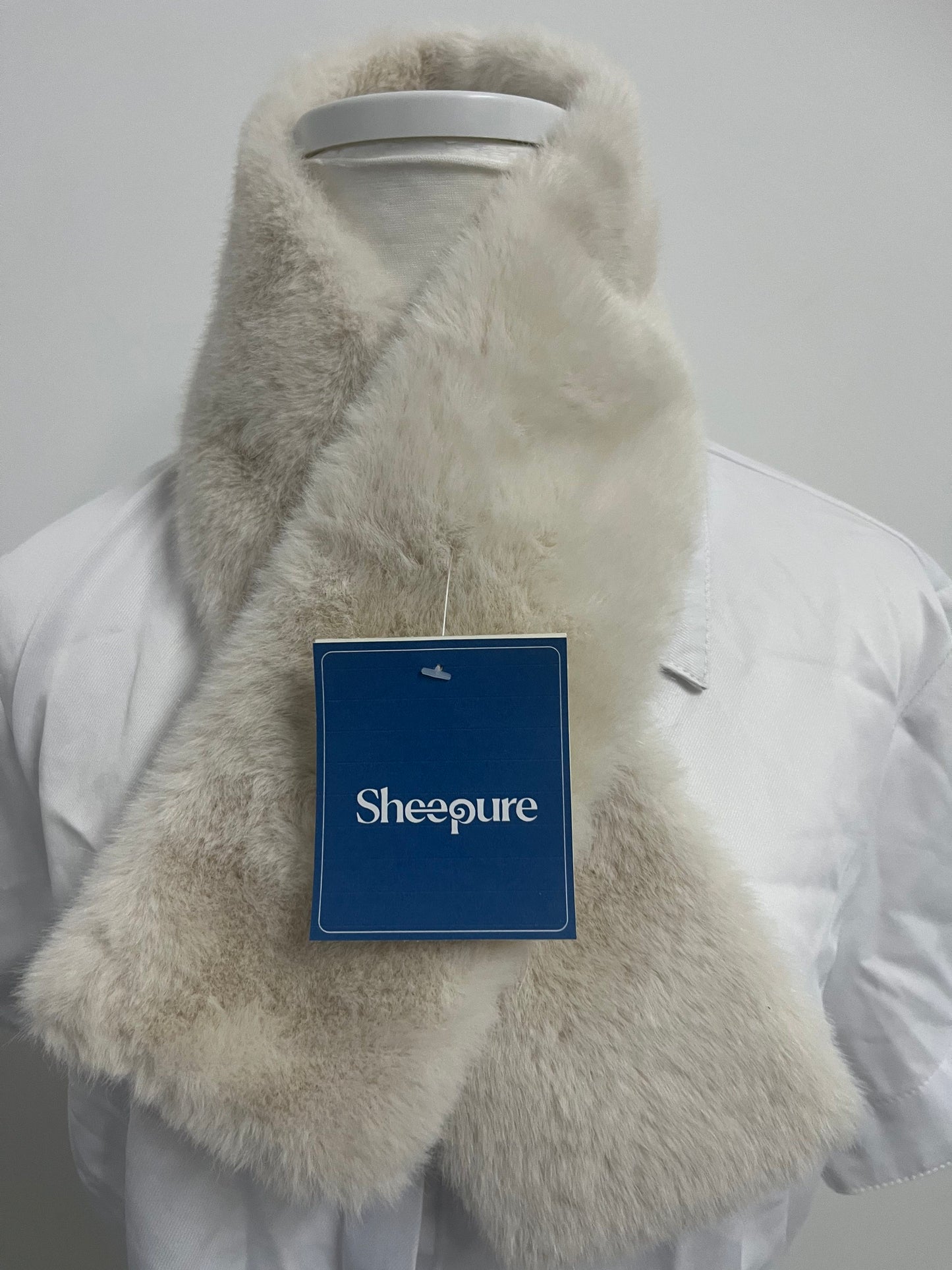 [Sheepure Scarfs]——Sheepure Faux Rabbit Fur Scarf - Soft & Skin-Friendly Winter Neck Warmer