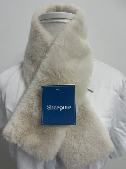 [Sheepure Scarfs]——Sheepure Faux Rabbit Fur Scarf - Soft & Skin-Friendly Winter Neck Warmer